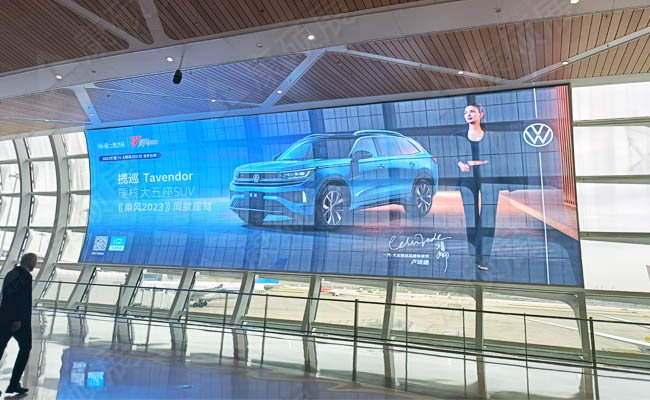 Shenzhen Airport LED transparent screen application