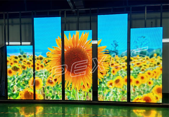 Factory P2 indoor full-color LED rental screen product display