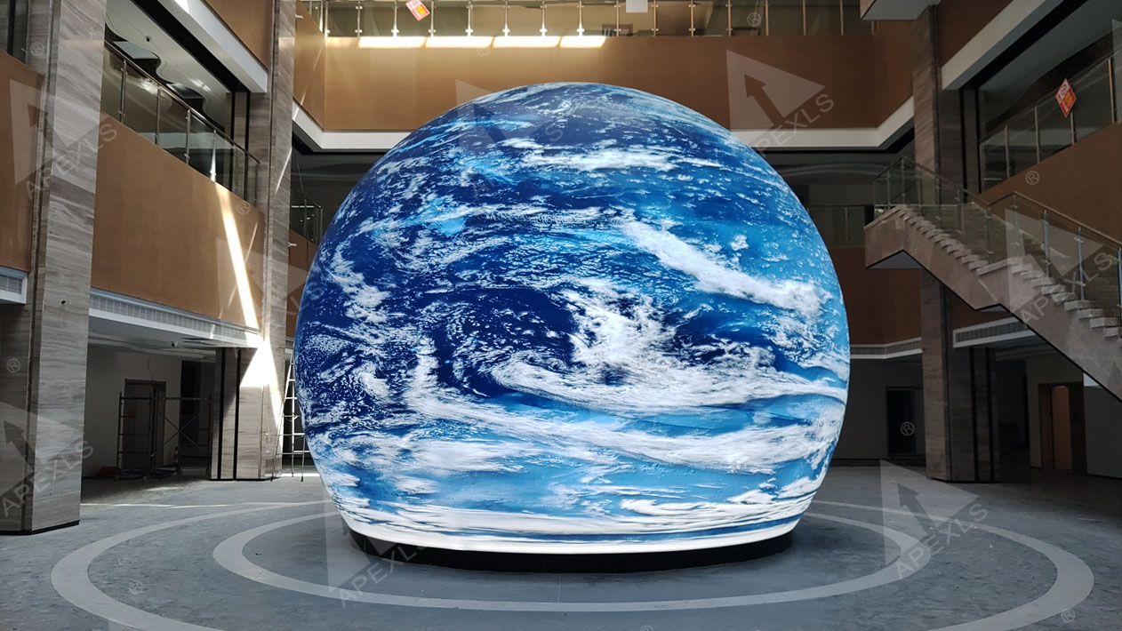 flex LED sphere display