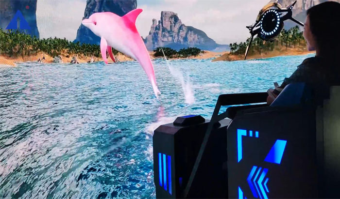 "Ocean Adventure" dynamic dome cinema