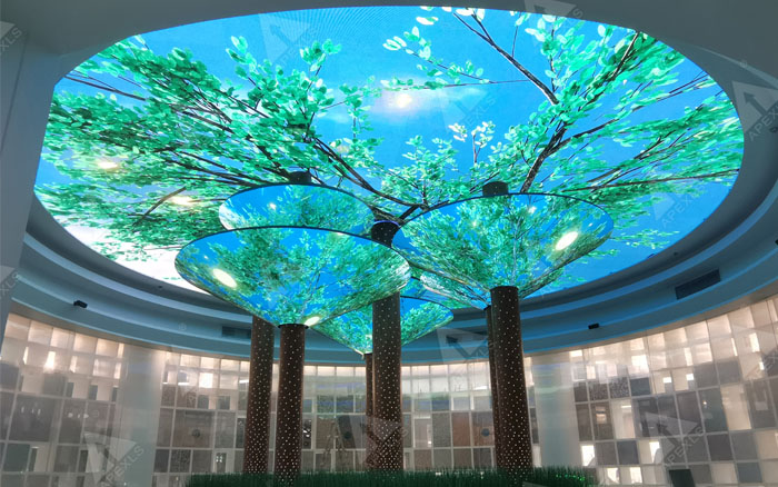 Creative LED Trumpet screen