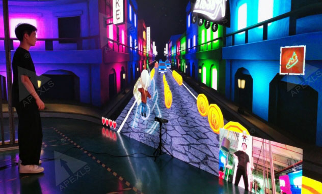 Apexls Exhibition Interactive Inductive LED Curved Screen (Camera + Infrared Sensor)