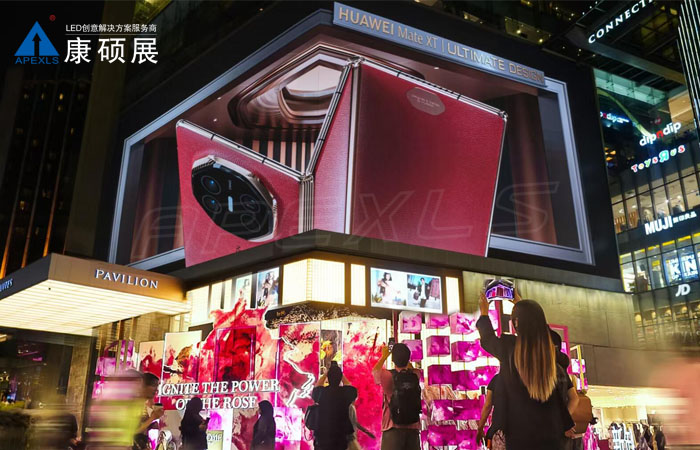 outdoor naked-eye 3D LED display