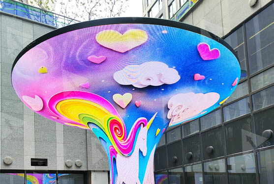 South Korea P4 outdoor LED Trumpet display